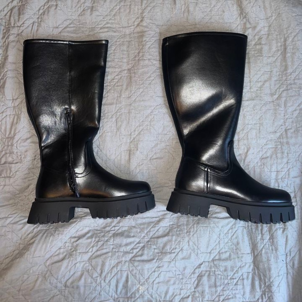 ASOS chunky knee high boots